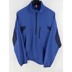 NWOT Men RLX Golf Ralph Lauren Royal Navy Packable Water-Repellent Jacket Size L
